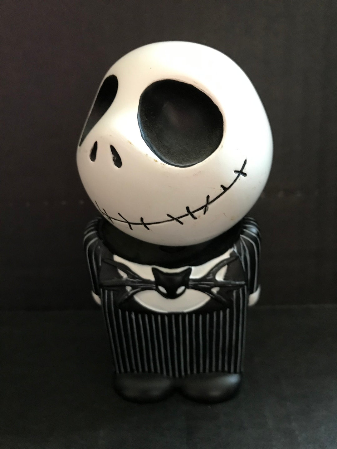Disney Nightmare Before Christmas Halloween Jack Skeleton Bobblehead Etsy