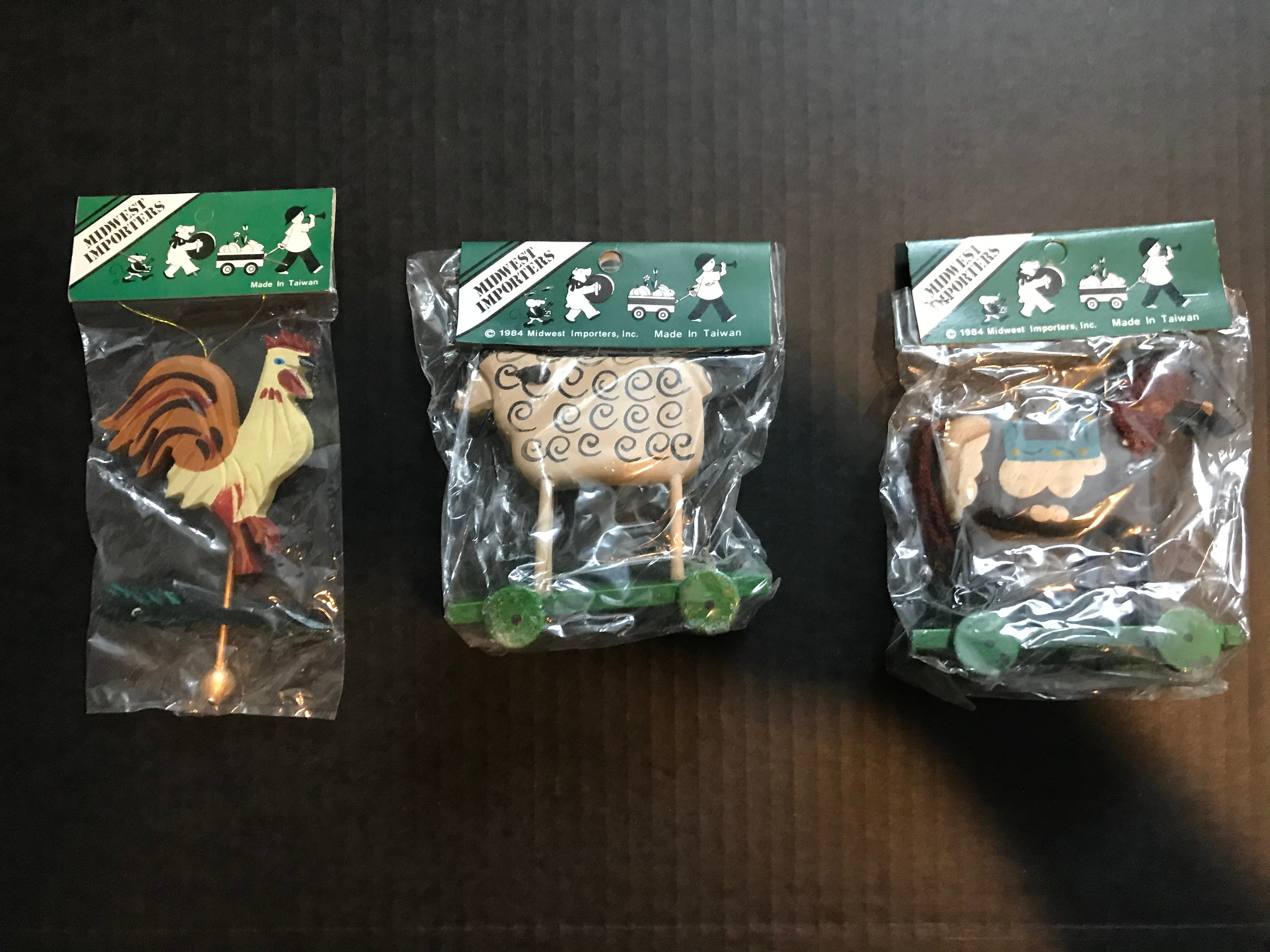 Vintage Midwest Importers Holiday Christmas Tree Ornaments Etsy UK