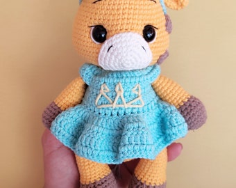 Amigurumi crochet jirafa