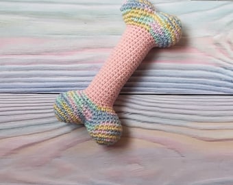 Crochet Dog Bone Pattern, Amigurumi Plush Toy (Digital PDF)