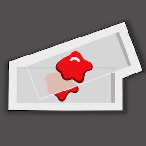 Adhesivo y marcapáginas para portátil resistente a la intemperie del programa de televisión DEXTER BLOOD SLIDE