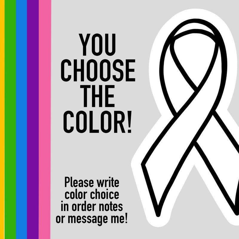 Cause Ribbon Svg - Etsy