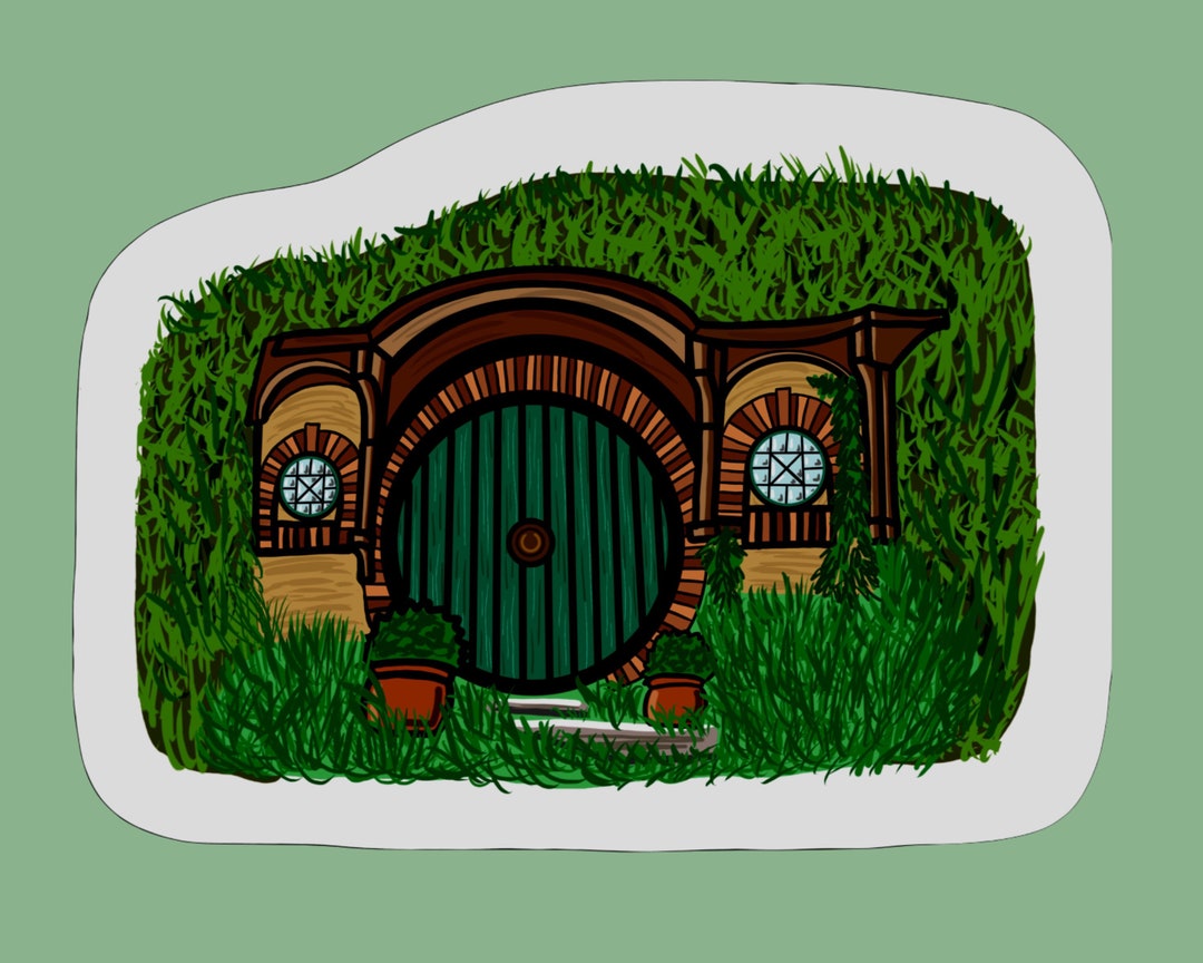 BAG END Hobbit Hole the Shire Lord of the Rings the Hobbit Tolkien Blbo