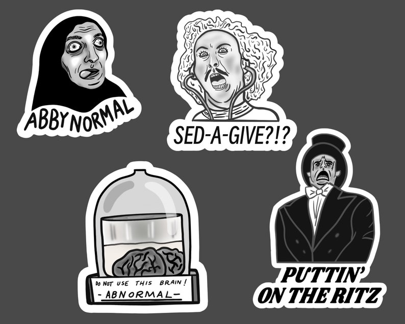 ABNORMAL BRAIN Young Frankenstein Movie Abby Normal Dr. Frankstein Gene ...