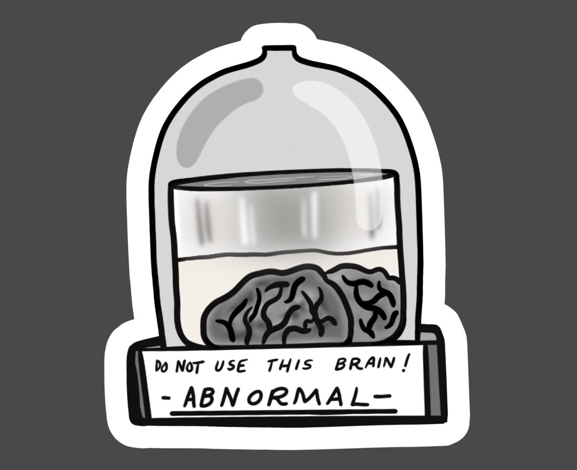 ABNORMAL BRAIN Young Frankenstein Movie Abby Normal Dr. Frankstein Gene ...
