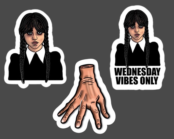 Wednesday Thing Sticker  Addams family characters, Halloween