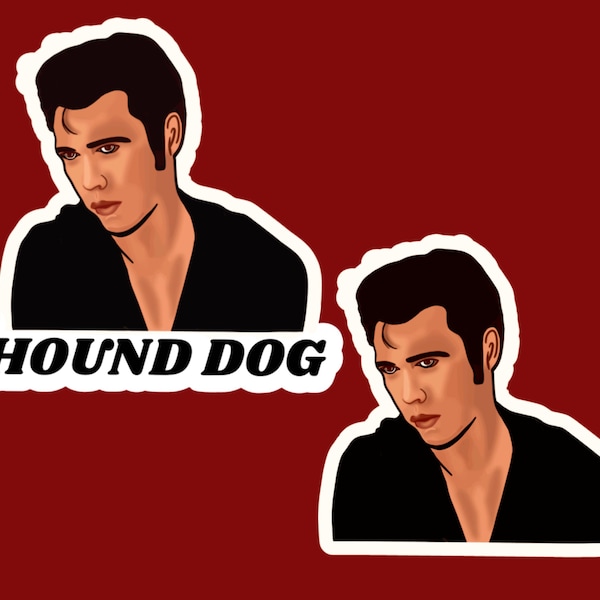 AUSTIN BUTLER ELVIS Movie Hound Dog Elvis Presley Music BazLuhrmann 1950's Music Lover The King Rock N Roll Weatherproof Laptop Sticker