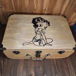 Betty Boop Stash Box / Memory Box / Keepsake Box / Customized Betty Box / Personalized Memorial Box