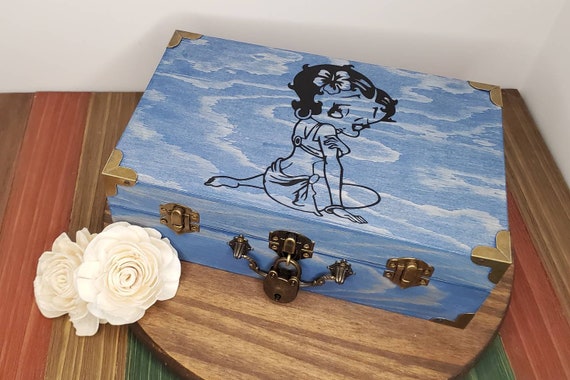MINI BOX ！！ Betty Boop Mini Betty Boop Box W/ Latch & Lock / Memory Box / Keepsake