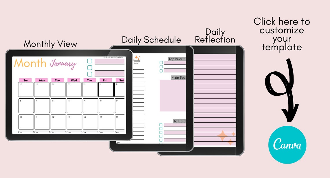 daily calendar template for mac