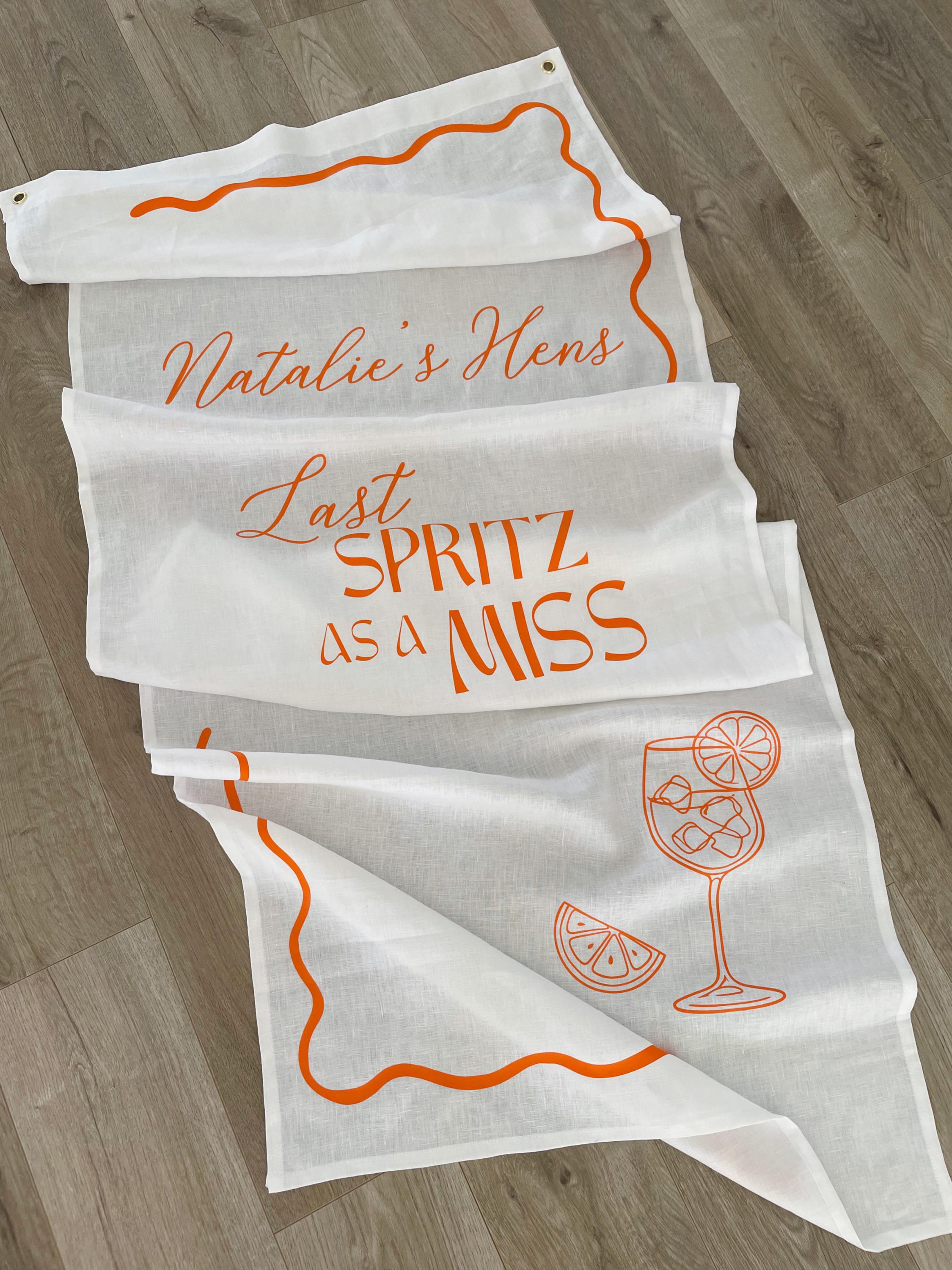 Custom Order | Fabric Event Sign | Linen Sign | Personalised Fabric ...