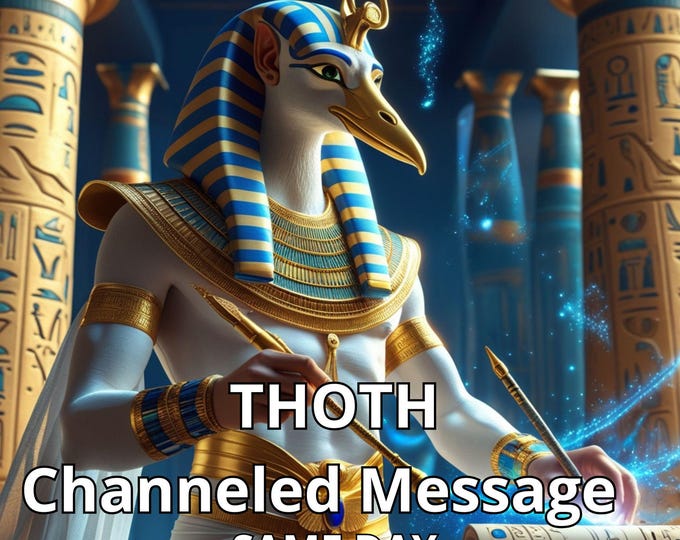 THOTH Channeled Message Reading Psychic Tarot - Same Day Spiritual Guidance | Wisdom & Clarity Energy Reading