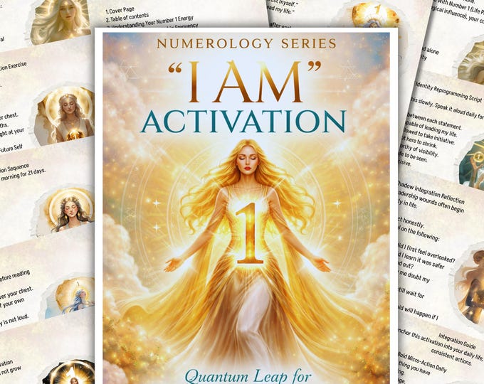 Life Path Number 1 Activation- I AM Energy – Quantum Leap | Printable PDF | Numerology Leadership Guide