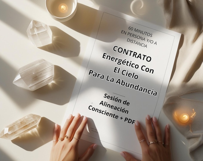 Energy contract with the sky for abundance | Conscious Alineation Session + PDF