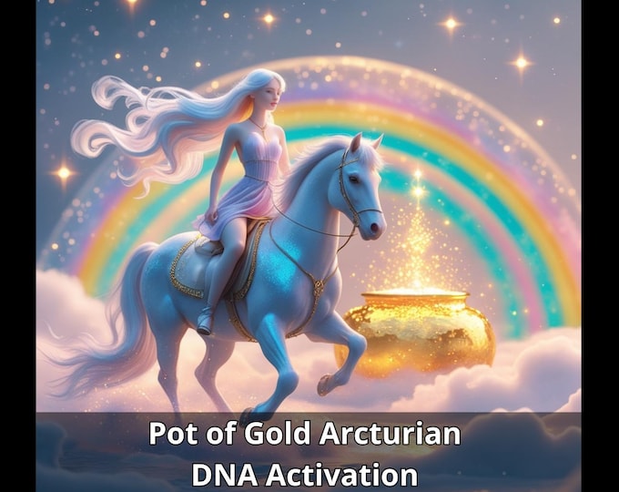 Pot of Gold Arcturian DNA Activation Ritual | Cosmic Rainbow Energy to Accept Joy & Receiving