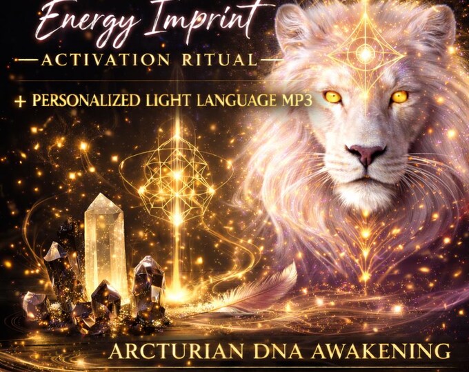 Cosmic Feline Energy Imprint Activation Ritual + Personalized Light Language MP3 | Arcturian DNA Awakening upgrade