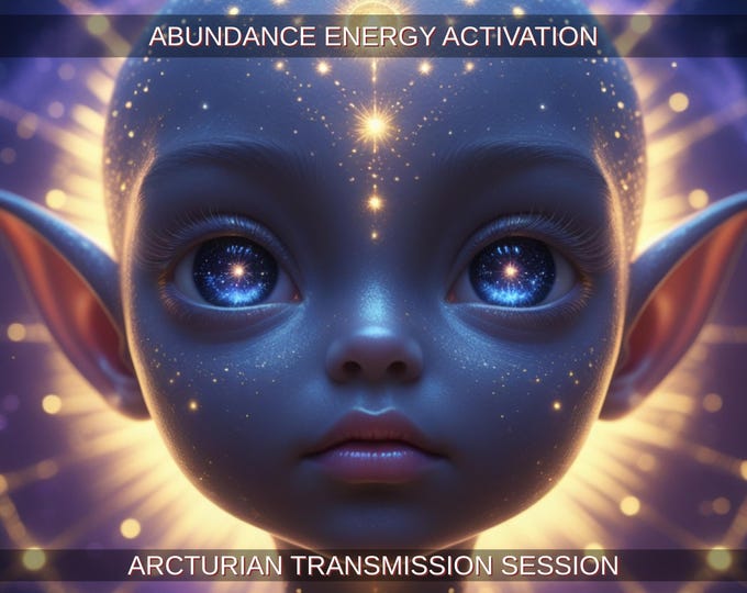 Arcturian Abundance Energy Activation | Energy Healing Session for Alignment & Block Clearing | Distance Energy Transmission + Digital Art
