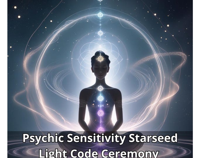 Psychic Sensitivity Starseed Light Code Ceremony – Channeled Transmission with Personalized Report
