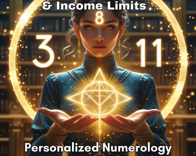Personalized Numerology Activation | Clear Business Money Blocks & Income Limits | Energy Healing PDF