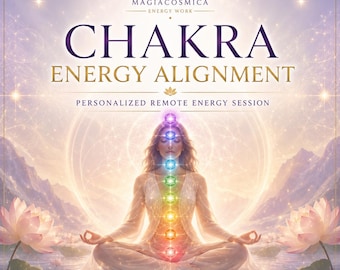 Chakra Energy Alignment | Spiritual Activation | Personalized Session + Custom Report