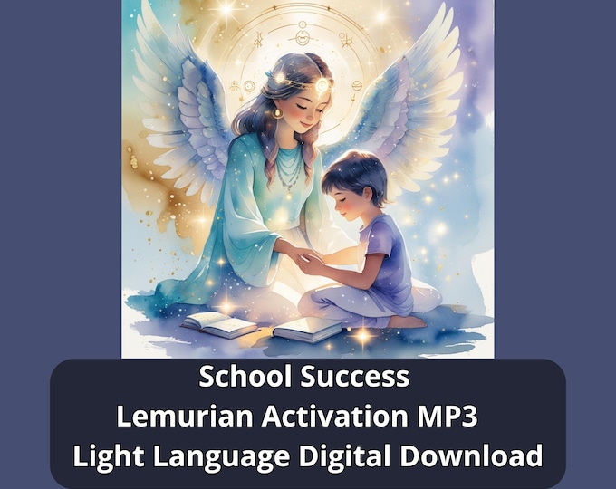 Lemurian School Success Activation MP3 | Light Language for Focus, Math Clarity & Study Calm For Children and Teens