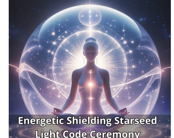 Channeled Transmission Energetic Shielding Starseed Light Code Ceremony – with Personalized Report