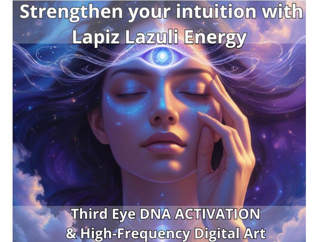 Third Eye DNA Activation Strengthen Intuition With Lapiz Lazuli Energy ...