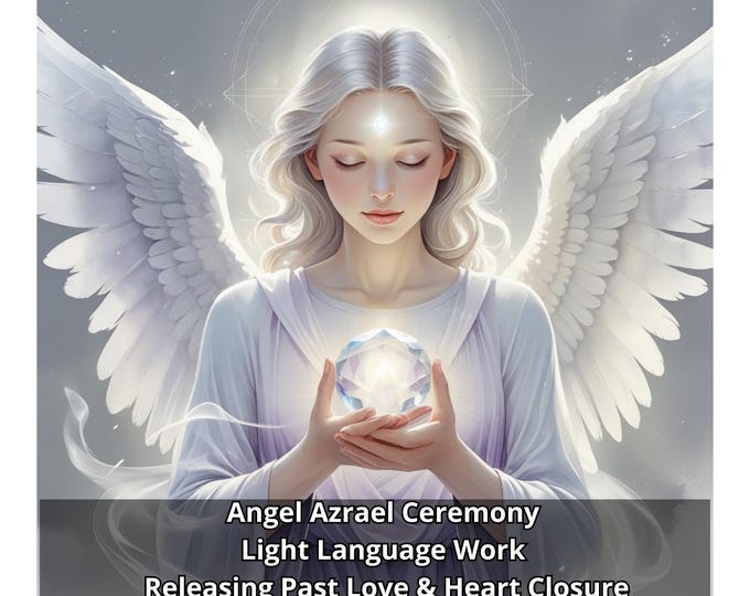 Angel Azrael DNA Light Code Activation Ceremony Light Language Work – Releasing Past Love & Heart Closure