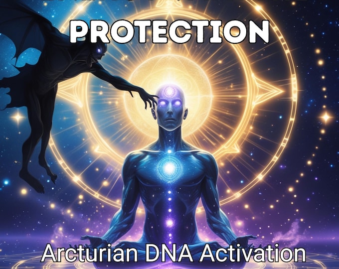Energy Vampire Protection & Aura Shield – Personalized Arcturian Activation – Light Language MP3