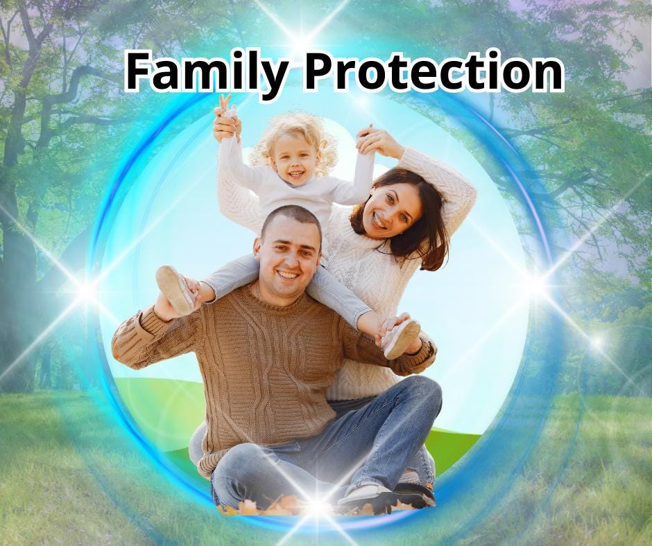 Family Protection with Arcturian Cosmic Energy Ritual Spiritual with High Frecuency Digital Art