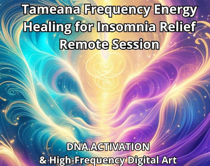 Tameana Frequency Energy Healing for Insomnia Relief – High-Frequency Digital Art + Pleiadian Channeling light language