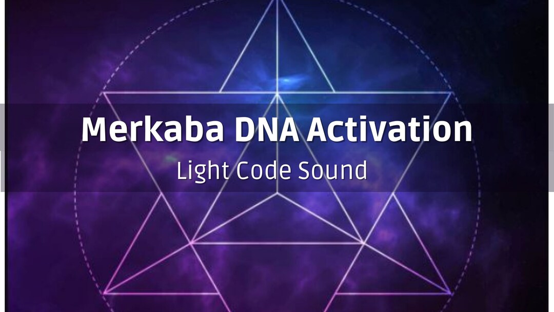 Merkaba DNA Activation Light Code Mp3 File - Etsy