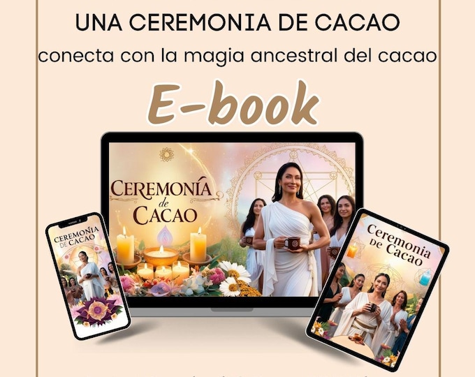 E-book Learn to Realize a Cacao Ceremony Digital Download Spanish Cacao Ceremony