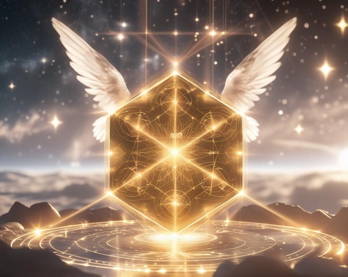 Metatron Astral Surgery DNA Activation | Light Codes Energy Healing | Channeled Message and high-frequency digital image