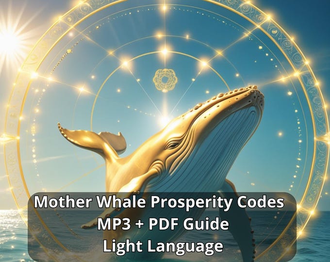 Money Attraction Meditation MP3 | Prosperity Activation | Abundance Frequency Healing | Mother Whale Audio Manifestation