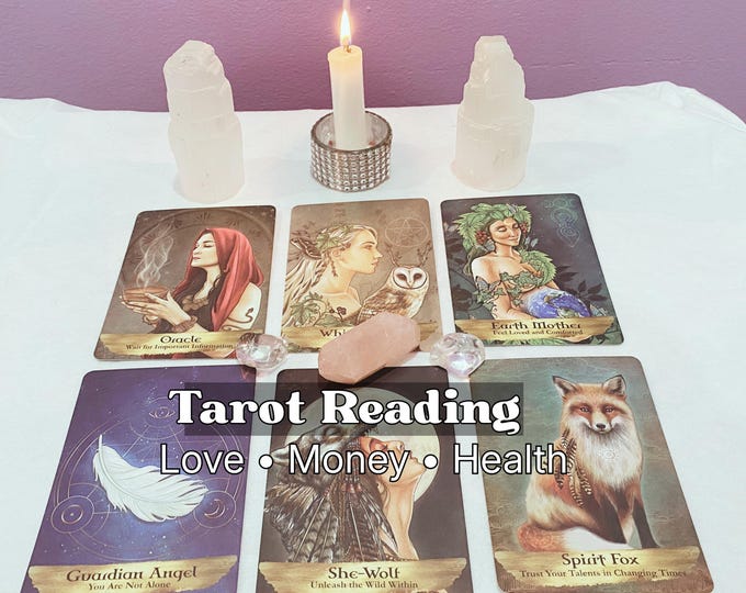 Tarot Reading for Love, Money & Health | Personalized Written Tarot Report PDF | Intuitive Guidance and Clarity