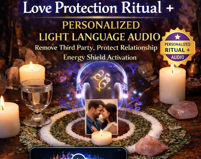 Arcturian Love Protection Ritual + Personalized Light Language Audio – Energy Protection, Relationship Shield Activation