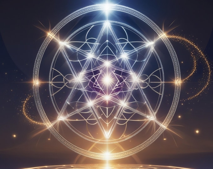 Merkaba Activation | Personalized Arcturian Consciousness Energy Report & Digital Soul Art