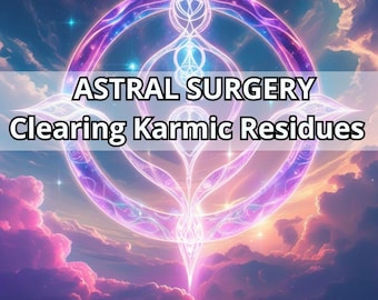 Astral Surgery DNA Activation Clearing Karmic Residues with High Frecuency Digital Art