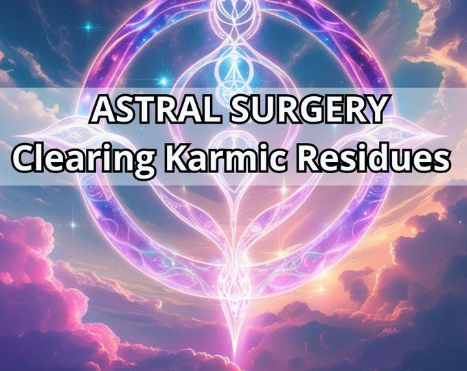Astral Surgery DNA Activation Clearing Karmic Residues with High Frecuency Digital Art