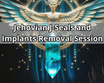 Jehovian J-Seals and Implants Removal Session DNA activation Digital Art Included
