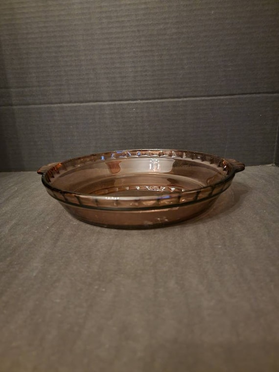 Vintage Pyrex Glass Pie Plate Inch Fluted Edge Deep Dish