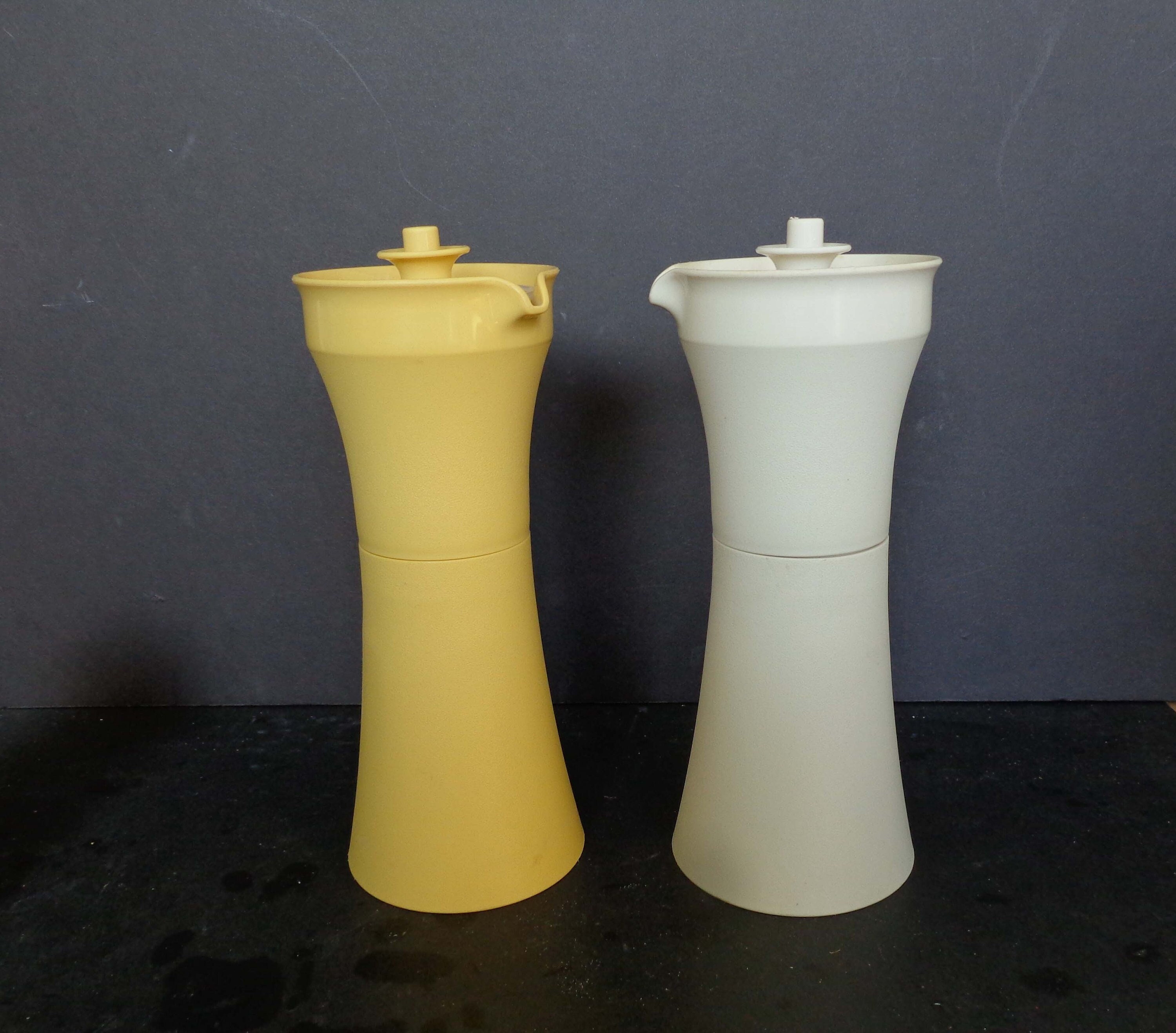 Vintage Tupperware Salad Dressing Cruet Containers 124611 Etsy