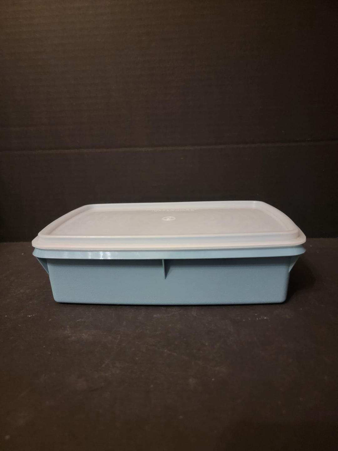 Vintage Tupperware Tupercraft Stow N Go Storage 767 Divided Container ...