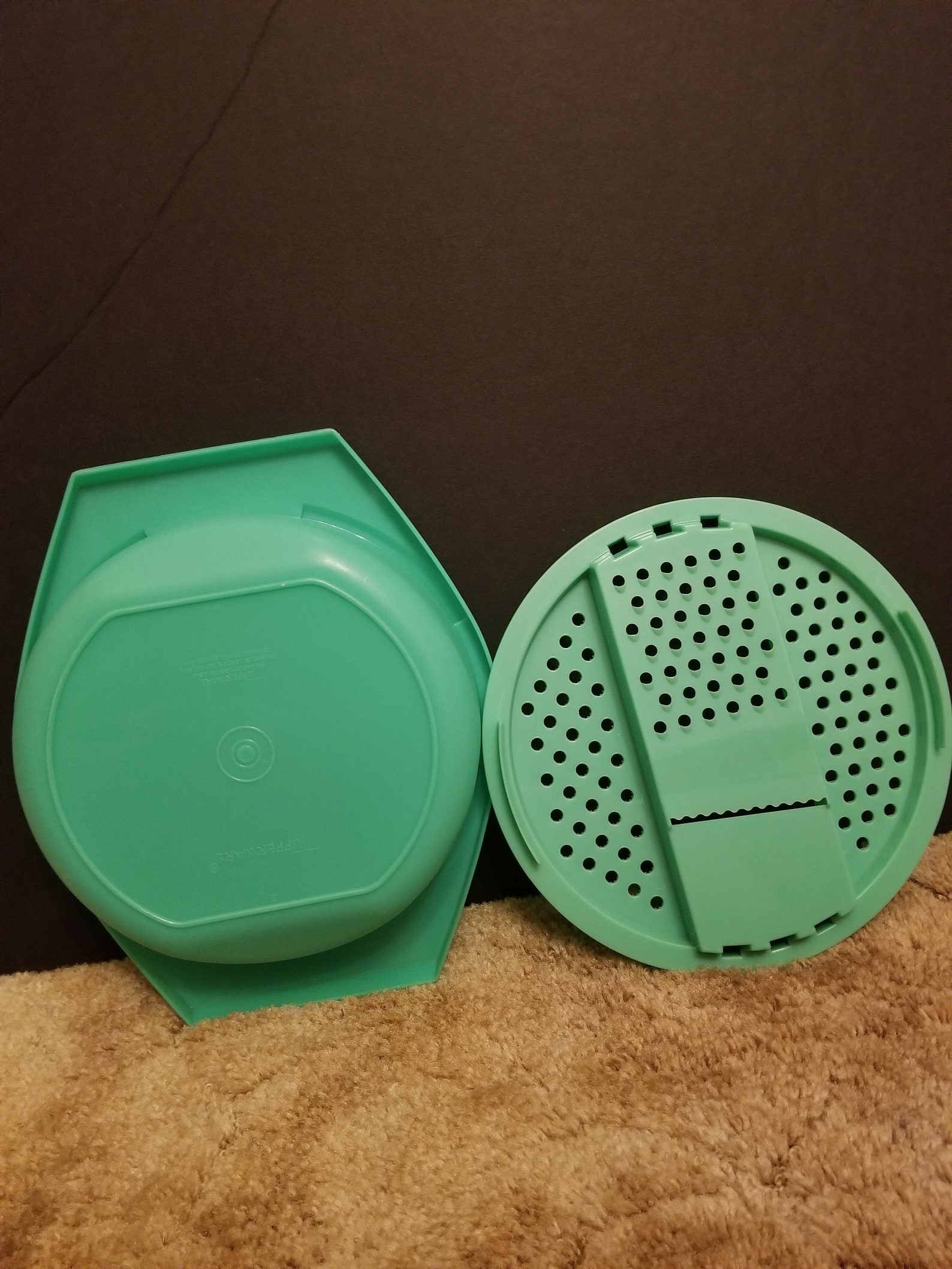 Vintage Tupperware 7864 Jadite Cheese Grater Slicer Shredder Etsy