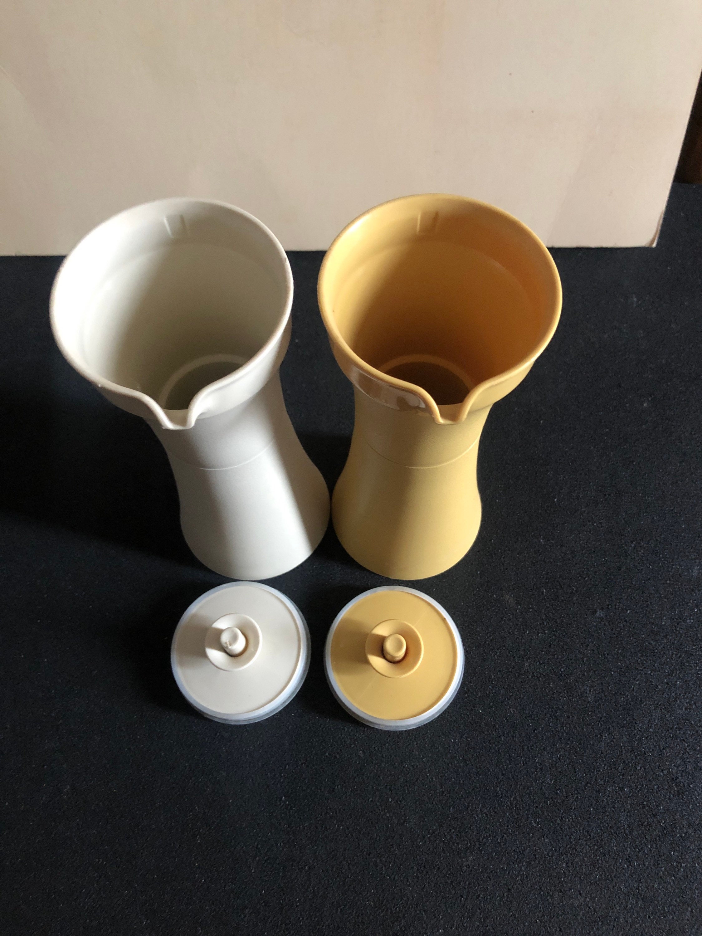 Vintage Tupperware Salad Dressing Cruet Containers 124611 Etsy