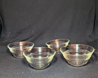 Pyrex 462, a Newer Set of 6 Matching 5 Oz Glass Custard Cups or Prep Bowls  in a 1940s Metal Rack and Rectangular Baking Dish. Dish 2008 - Etsy