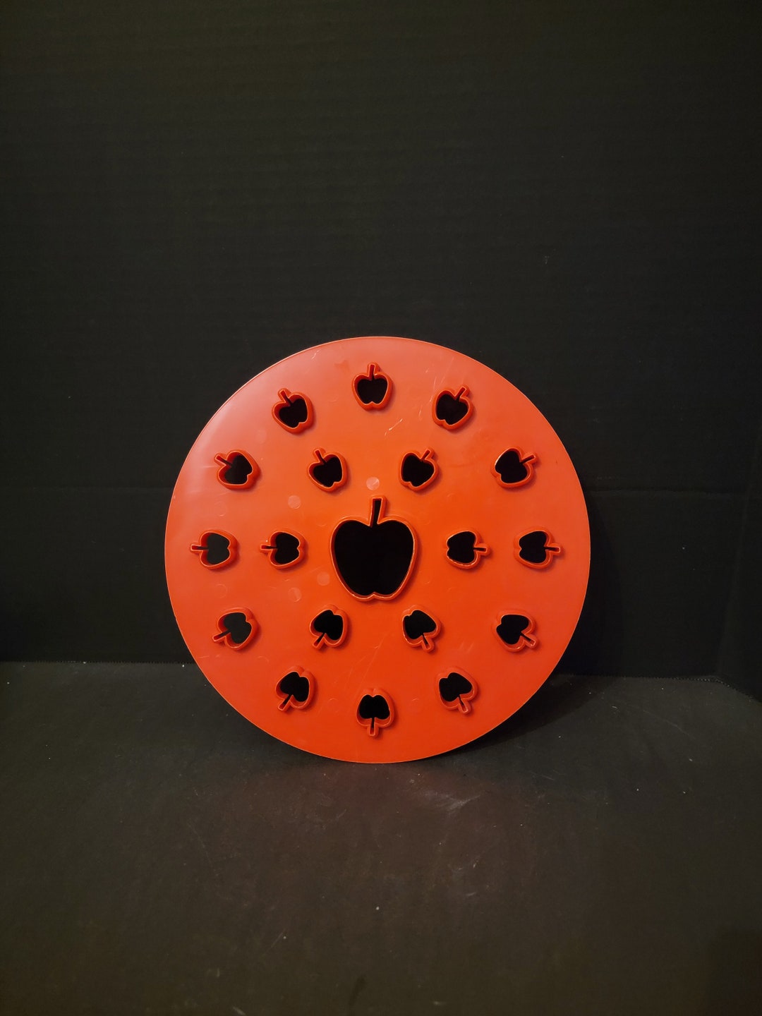 Vintage Top Pie Crust Cutter Marker Apple Designs Farmhouse Kitchen Baker 9.5 Diameter Etsy