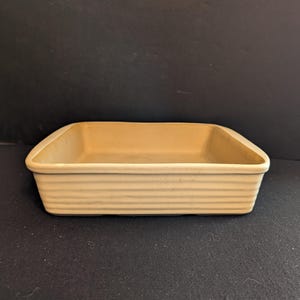 Pampered Chef Family Heritage Stoneware Square Deep Dish Baking Pan 9.5 x 9.5”x2.5" NWOB