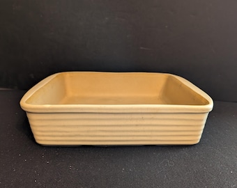Pampered Chef Family Heritage Stoneware Square Deep Dish Baking Pan 9.5 x 9.5”x2.5" NWOB